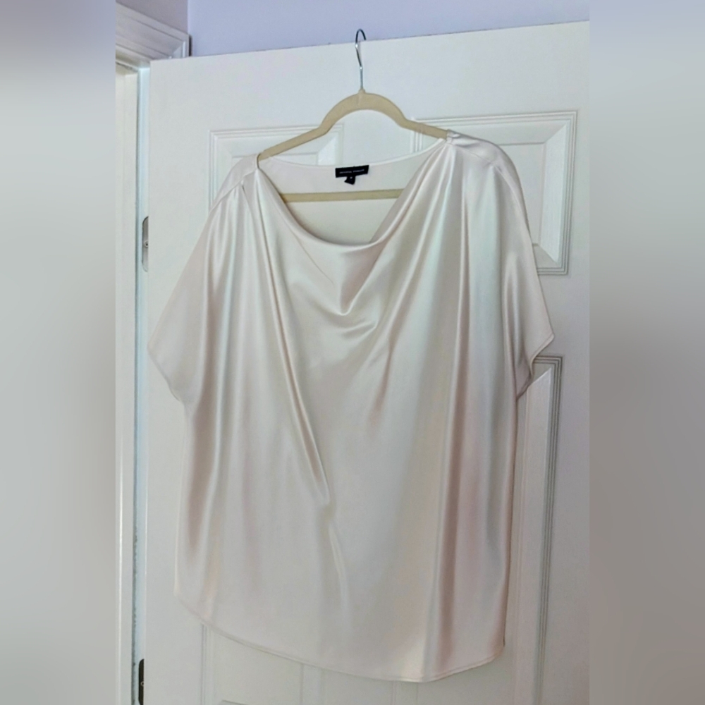 Universal Standard Viva Boatneck Top, Ivory, 18/20 (US size M)
